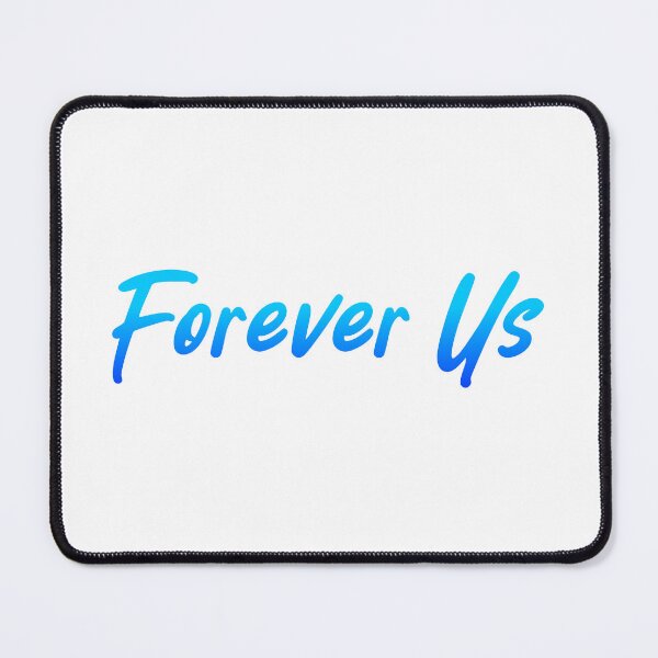 Item preview, Forever us, Blue Handwritten  designed and sold by Memes N Lore .