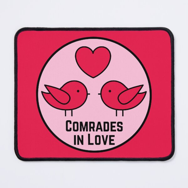 Item preview, Comrades in Love - Leftist - Valentines designed and sold by EvergreenRevolt.