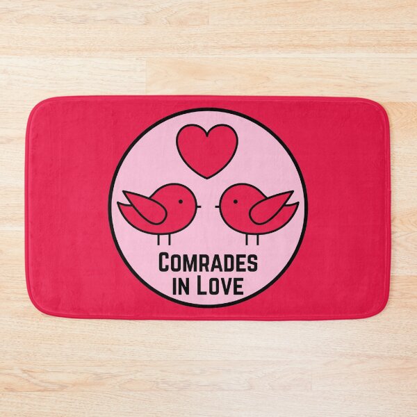 Item preview, Comrades in Love - Leftist - Valentines designed and sold by EvergreenRevolt.