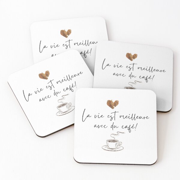 Item preview, Life is better with Coffee! designed and sold by FrancophileFun.
