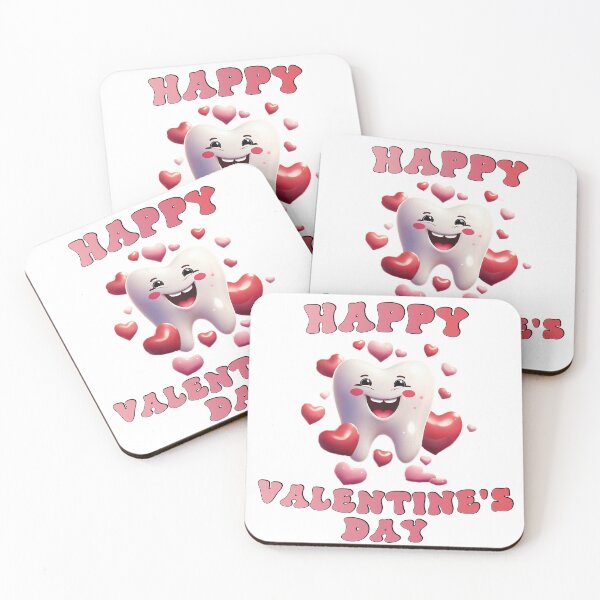 Item preview, Happy Valentine’s Day – Cute Smiling Tooth Love designed and sold by Sensepiphoria.