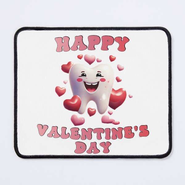 Item preview, Happy Valentine’s Day – Cute Smiling Tooth Love designed and sold by Sensepiphoria.