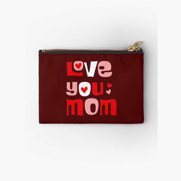 Item preview, Love You Mom Retro Heart Bubble Letters Graphic designed and sold by DeeLulu.