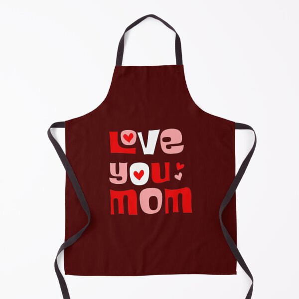 Item preview, Love You Mom Retro Heart Bubble Letters Graphic designed and sold by DeeLulu.