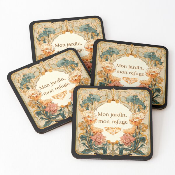 Item preview, Mon jardin, mon refuge (“My garden, my refuge”) designed and sold by FrancophileFun.
