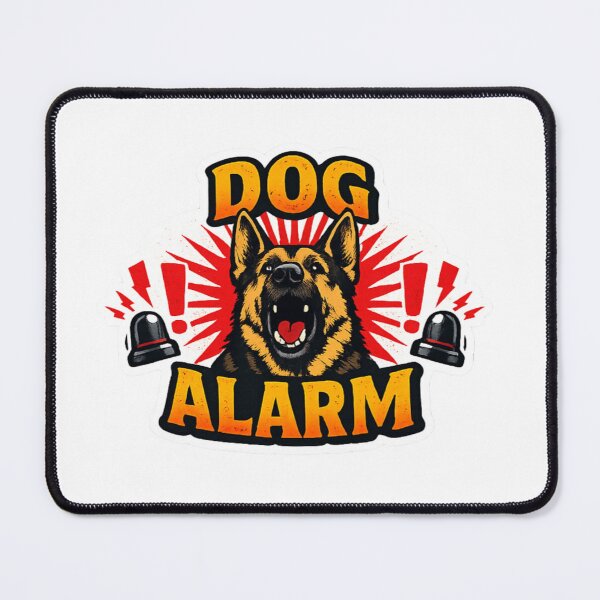 Item preview, Dog Alarm – Funny Sticker for Camper, Vanlife and Home designed and sold by VanSpirit.