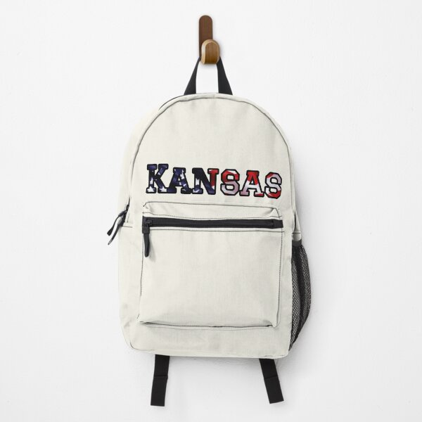 Item preview, Kansas USA Flag Typography – Patriotic Stars and Stripes American Pride Design designed and sold by Long Family Gifts.