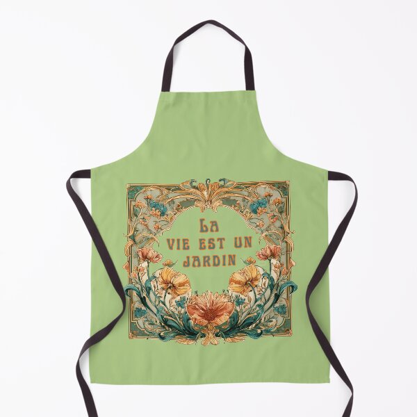 Item preview, “La vie est un jardin” — Life is a garden designed and sold by FrancophileFun.