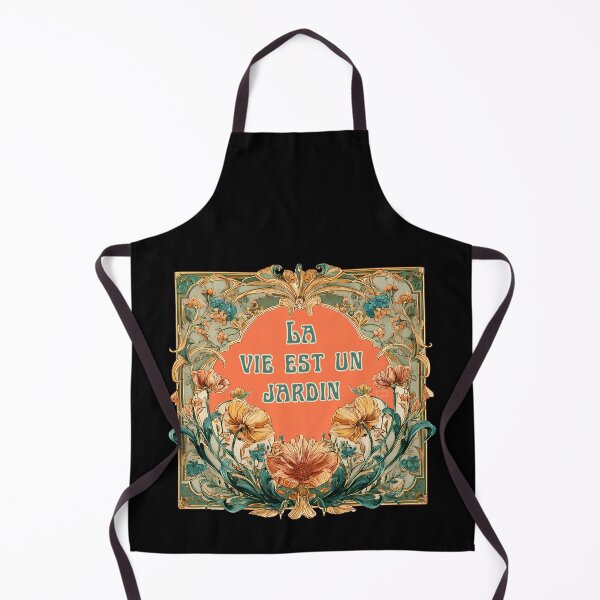 Item preview, “La vie est un jardin” — Life is a garden designed and sold by FrancophileFun.