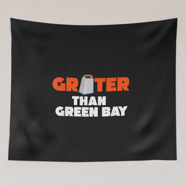 Item preview, Grater Than Green Bay Cheese Pun Wordplay designed and sold by dianadouri.