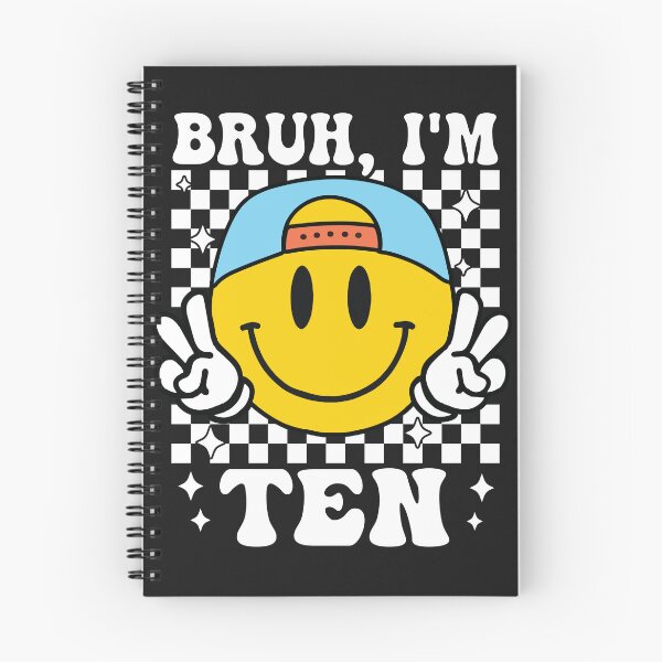 Item preview, Bruh I'm Ten 10 10th Birthday Groovy Boys Girls 10 Years Old designed and sold by Night Forest.