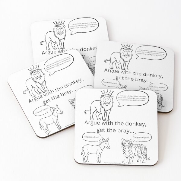 Item preview, Don't Argue With A Donkey (5) designed and sold by LoveGraceValor.