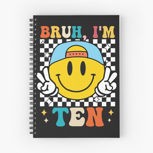 Item preview, Bruh I'm Ten 10 10th Birthday Groovy Boys Girls 10 Years Old designed and sold by Night Forest.