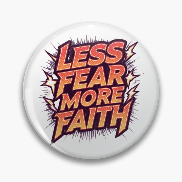 Item preview, Less Fear, More Faith designed and sold by RisingWolfStudio.