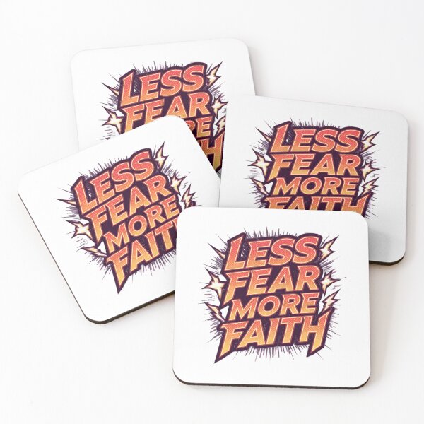 Item preview, Less Fear, More Faith designed and sold by RisingWolfStudio.