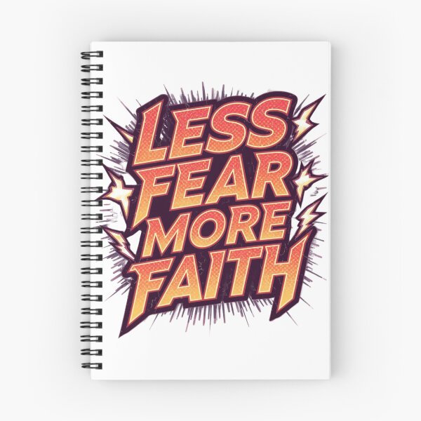 Item preview, Less Fear, More Faith designed and sold by RisingWolfStudio.