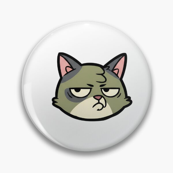 Item preview, The Grumpy Judging Cat Face designed and sold by Brasuca's Art.