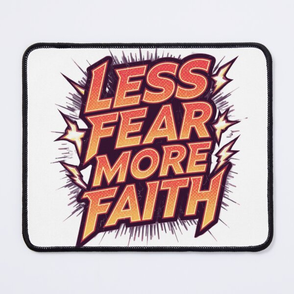 Item preview, Less Fear, More Faith designed and sold by RisingWolfStudio.