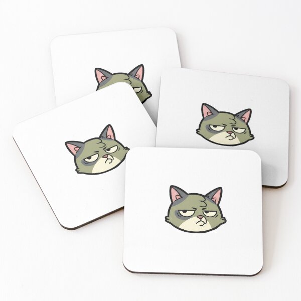 Item preview, The Grumpy Judging Cat Face designed and sold by Brasuca's Art.