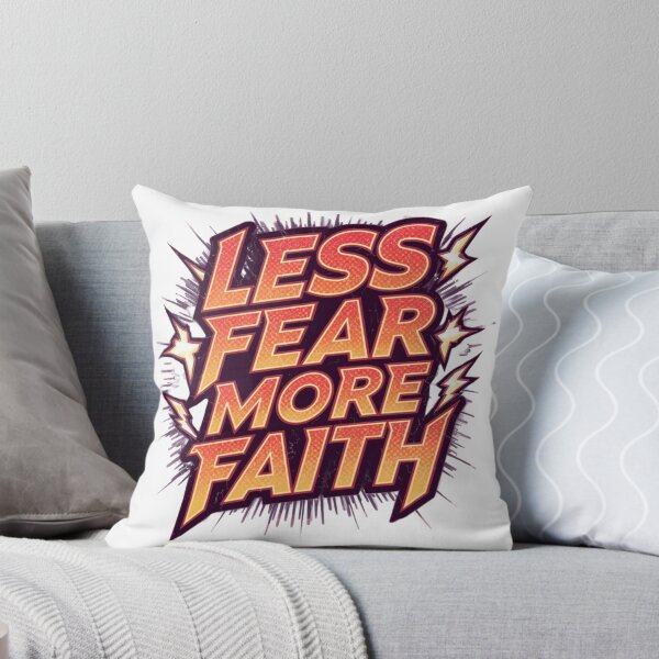 Item preview, Less Fear, More Faith designed and sold by RisingWolfStudio.