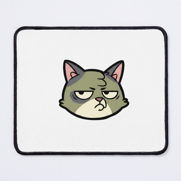 Item preview, The Grumpy Judging Cat Face designed and sold by Brasuca's Art.