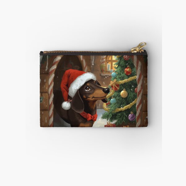Item preview, Wiener Dog Christmas Gingerbread House  designed and sold by Dachshund Society.
