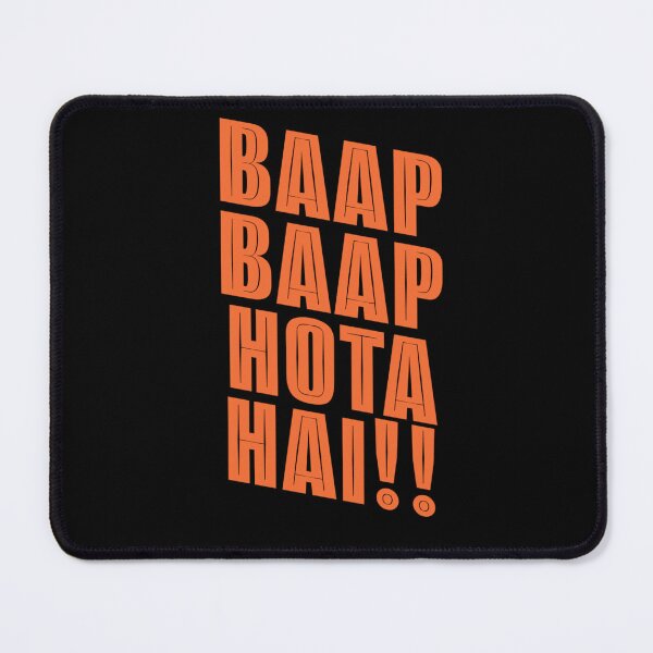 Item preview, Funny Sarcastic HINDI Typography – Quirky Desi Quote Design VER9 designed and sold by mndesignworx.