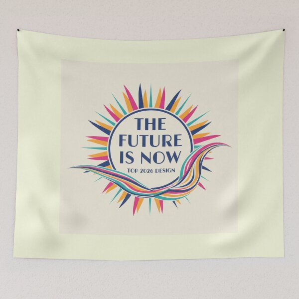 Item preview, The Future Is Now 2026: Retro-Modern Vibes for Gen Z & Beyond - wear it! designed and sold by Studio Yvonne .