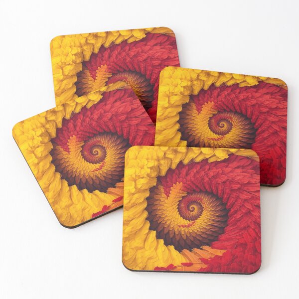 Item preview, Layered Crimson Gold Spiral designed and sold by Harmonic_Layers.