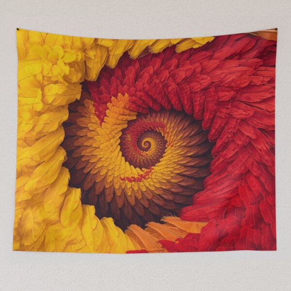 Item preview, Layered Crimson Gold Spiral designed and sold by Harmonic_Layers.