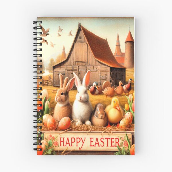 Item preview, Happy Easter - Springtime at the Farm designed and sold by daweave77.