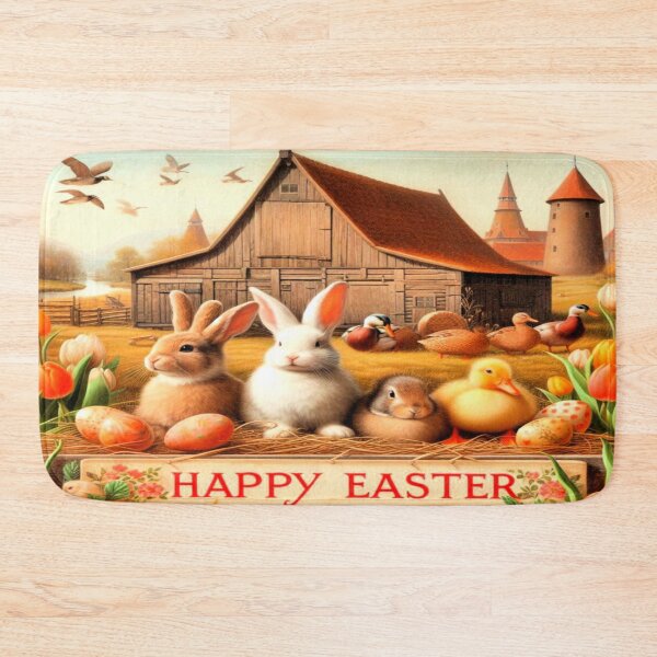 Item preview, Happy Easter - Springtime at the Farm designed and sold by daweave77.