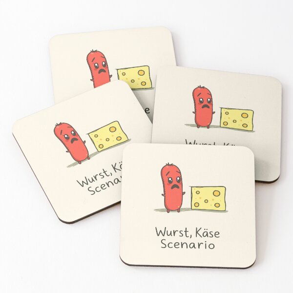 Item preview, Wurst Käse Scenario – Funny German Food Pun designed and sold by Planthem.
