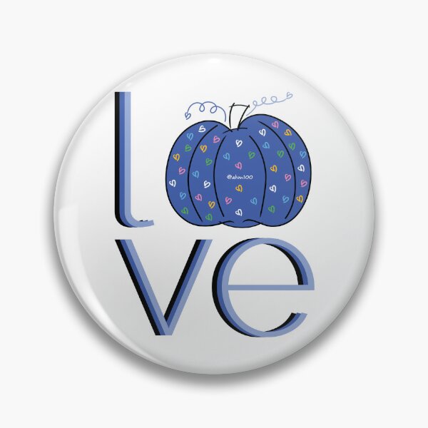 Item preview, Blue Love Pumpkin designed and sold by Arbol100.