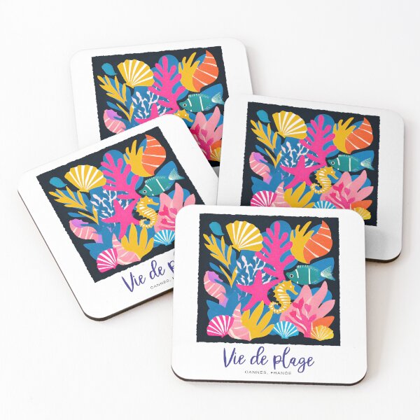 Item preview, Vie de plage — (Beach life) designed and sold by FrancophileFun.