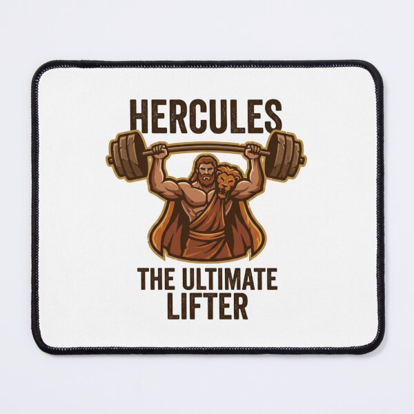 Item preview, Hercules The Ultimate Lifter Mascot Vector Illustration for Gym Enthusiasts designed and sold by chattsuede.
