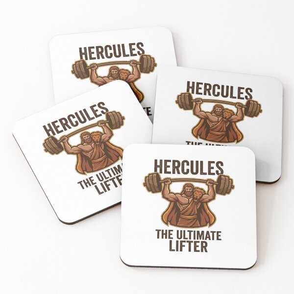 Item preview, Hercules The Ultimate Lifter Mascot Vector Illustration for Gym Enthusiasts designed and sold by chattsuede.
