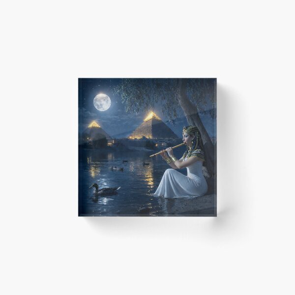 Item preview, Song of the Nile Under the Moonlight designed and sold by TuyaArts.