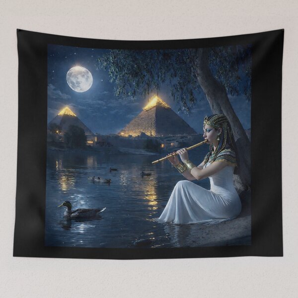 Item preview, Song of the Nile Under the Moonlight designed and sold by TuyaArts.