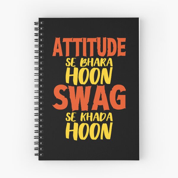 Item preview, Funny Sarcastic HINDI Typography – Quirky Desi Quote Design VER11 designed and sold by mndesignworx.