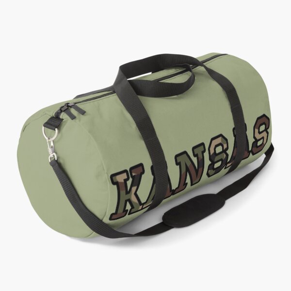 Item preview, Kansas Camo Typography – Rugged Outdoor Military Style Design designed and sold by Long Family Gifts.