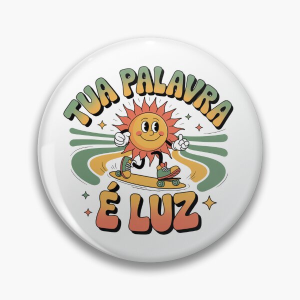 Item preview, Tua Palavra é Luz – Retro Psychedelic Christian Sun Skate Illustration designed and sold by DamenGphix.