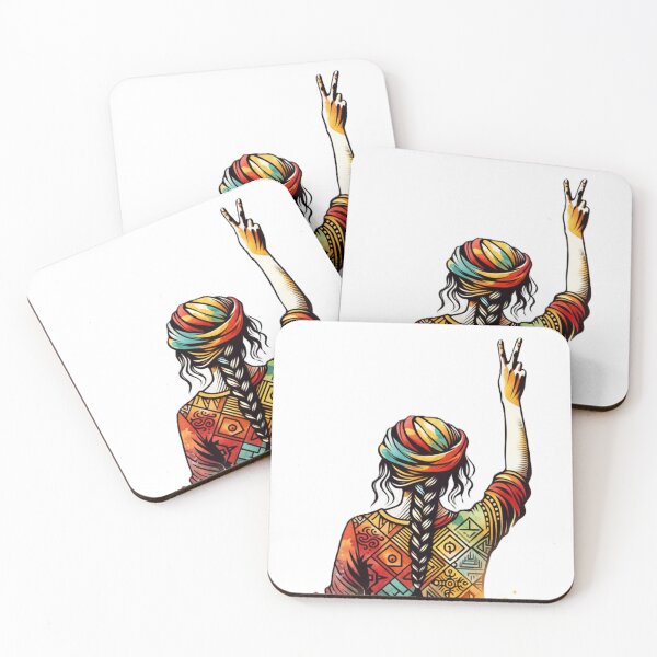 Item preview, Jin Jiyan Azadi - Kurdish Woman for Peace designed and sold by Nû-Ezzz.