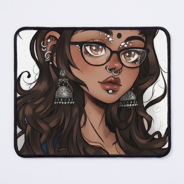 Item preview, Modern Desi Girl Illustration designed and sold by lychii-glitch.