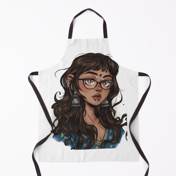 Item preview, Modern Desi Girl Illustration designed and sold by lychii-glitch.