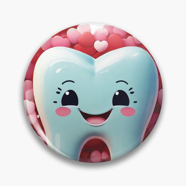 Item preview, Happy Valentine’s Day – Cute Tooth with Hearts for Dentist designed and sold by Sensepiphoria.