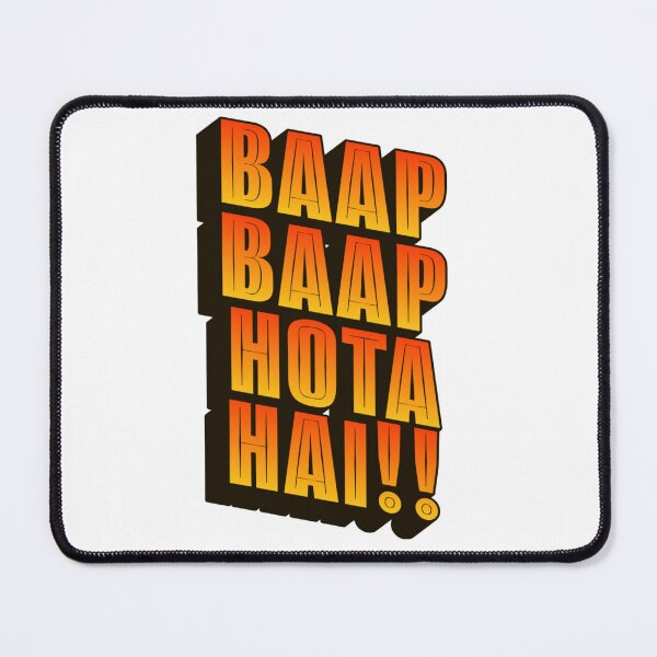 Item preview, Funny Sarcastic HINDI Typography – Quirky Desi Quote Design VER9A designed and sold by mndesignworx.