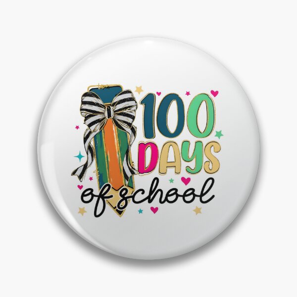 Item preview, Coquette Bow 100 day of school pencil, 100 day of school, brushstroke 100 days of school, Teacher 100 days designed and sold by DesignDenDo ⭐⭐⭐⭐⭐.