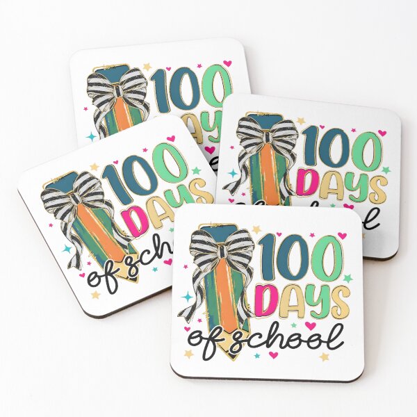 Item preview, Coquette Bow 100 day of school pencil, 100 day of school, brushstroke 100 days of school, Teacher 100 days designed and sold by DesignDenDo ⭐⭐⭐⭐⭐.