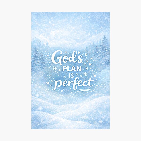 Item preview, God´s plan is perfect – Sweet Faith Statements designed and sold by egospel.